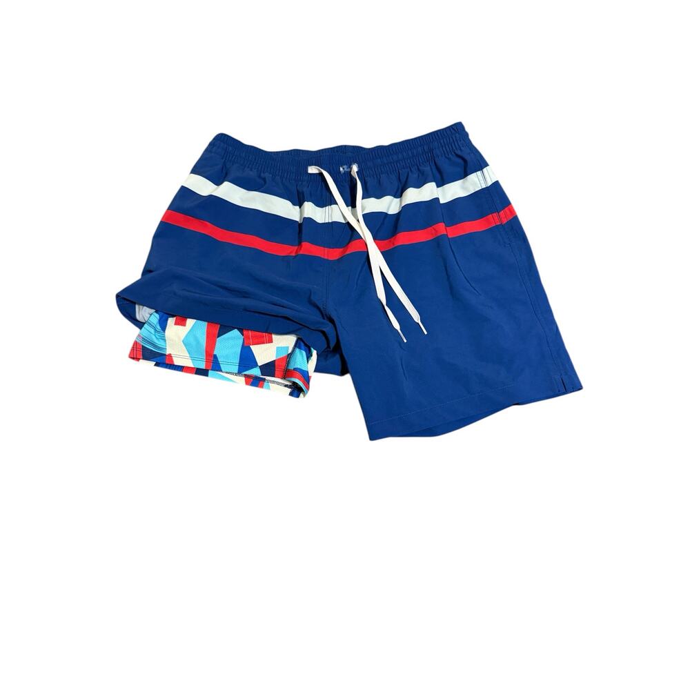 NWOT Chubbies Mens The Madison Aves Size XL 5.5" Classic Lined Swim Trunks Flaw - Picture 2 of 6